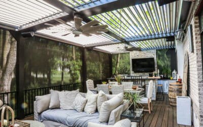 Enhance Holiday Hosting with a Retractable Louvered Pergola